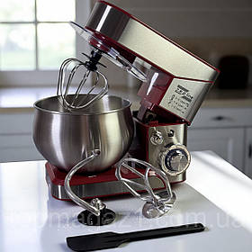 Кухонний міксер-тістоміс на 6 л 4в1 Zepline 3500 Вт планетарний з імпульсним режимом