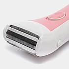 Епілятор жіночий GM-3073/ Бездротова електробритва для тіла, ніг і бікіні/ Бритва-тример для жінок, фото 6