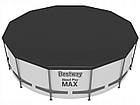 Чохол для басейну Bestway 58037 — Ø366 см, отвори, фіксатори, фото 5