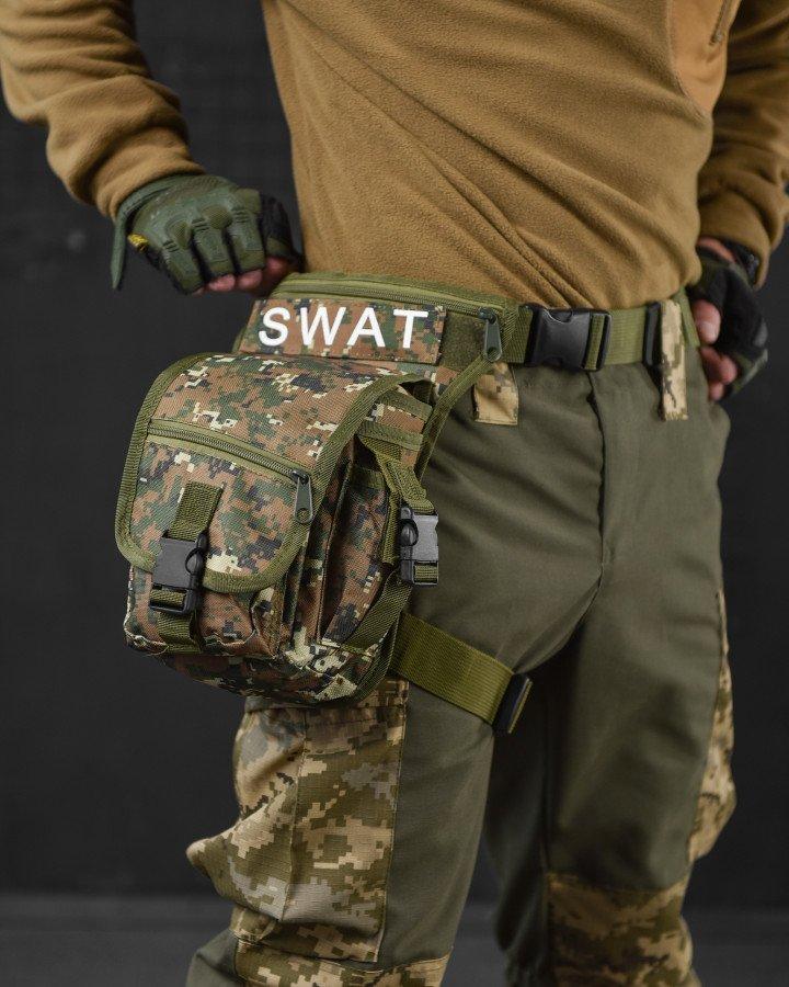 Тактична Сумка поясна на ногу SWAT bundes ЛГ7187, фото 1