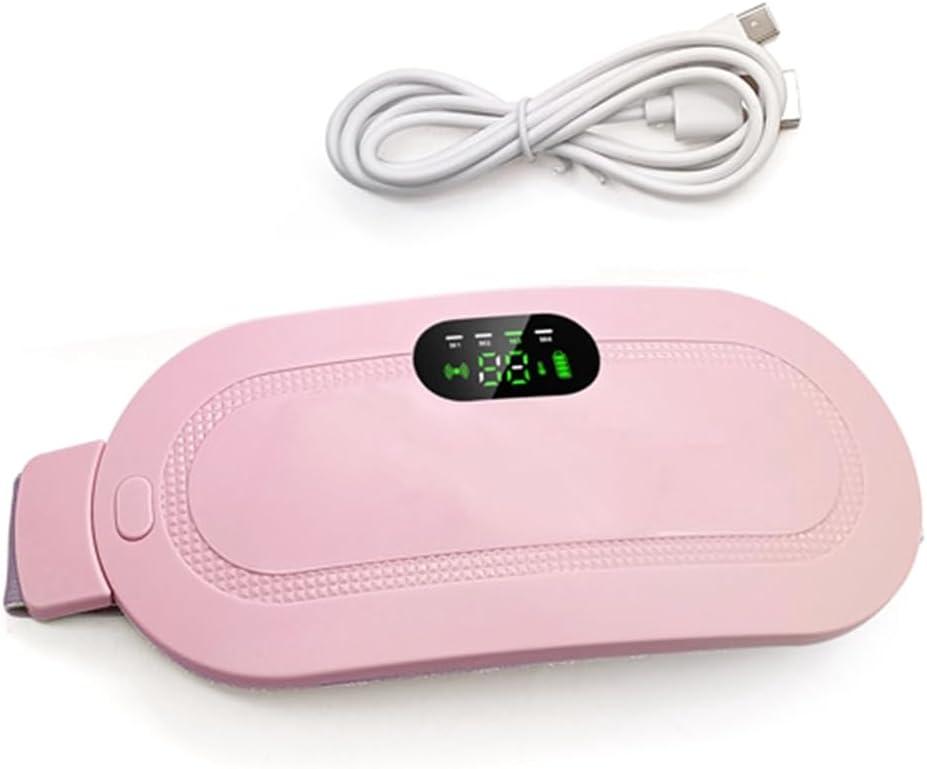 Менструальна грілка Misamo Масажер для живота Smart Warm Palace Belt Вібраційний масажний пристрій для талії для судом, фото 1