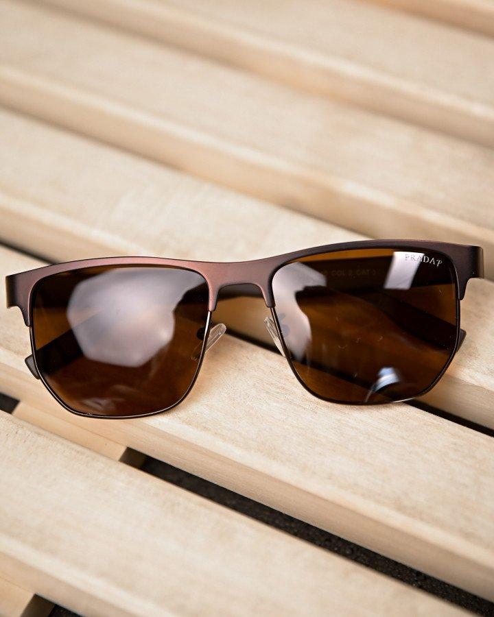 Чоловічі Окуляри Prada brown 4 ДЛ7371, фото 1