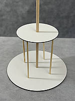 Конструкція для 2-х ярусного торта (Ø 18/30 см)