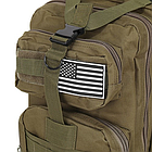 Туристичний рюкзак Trizand 23243 військовий тактичний на 26 літрів, фото 9