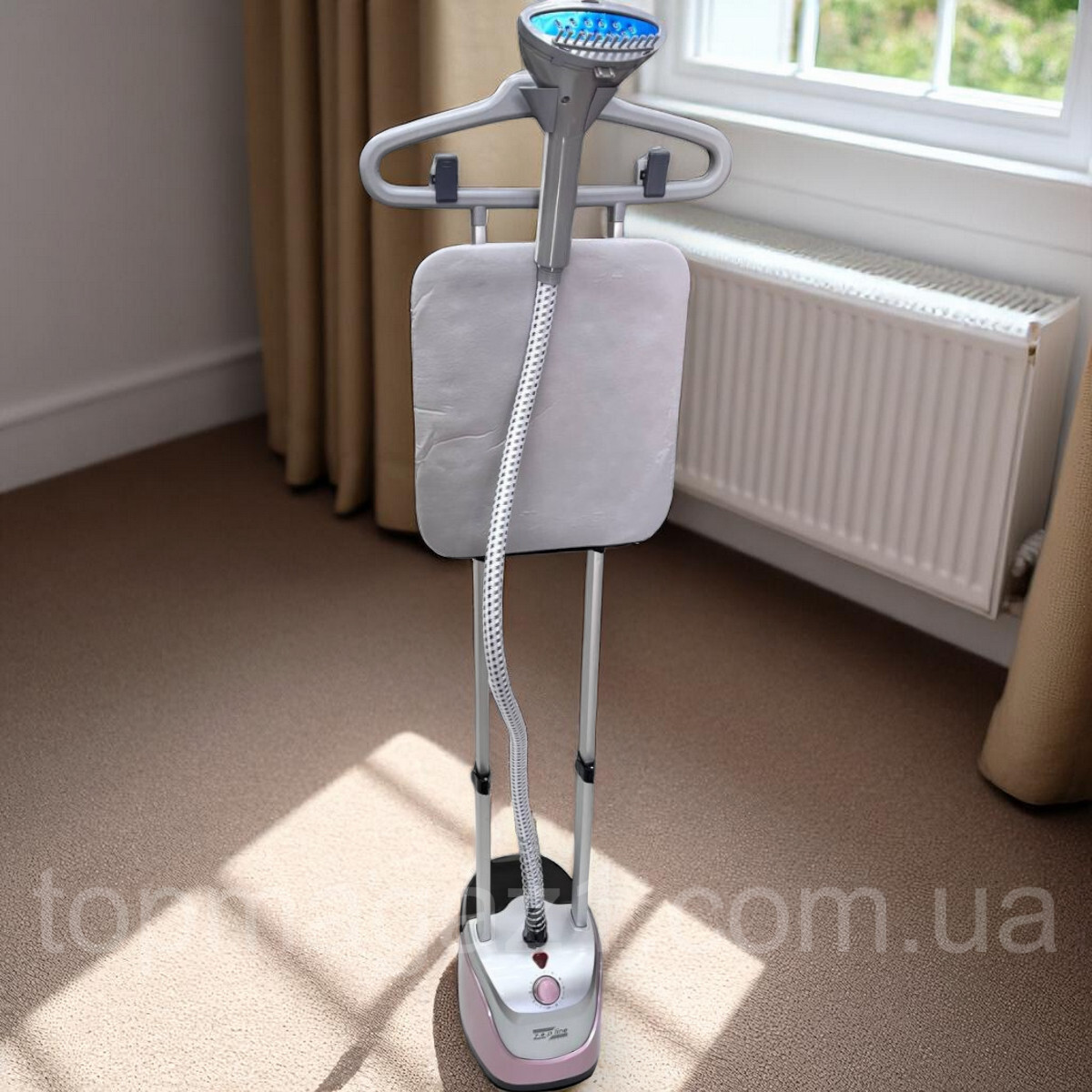 Вертикальний відпарювач Zepline 3500W ручний підлоговий відпарювач з резервуаром 2.5 л, фото 1