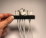 Багатофункціональний тримач для кабелів на 11 дротів., фото 2