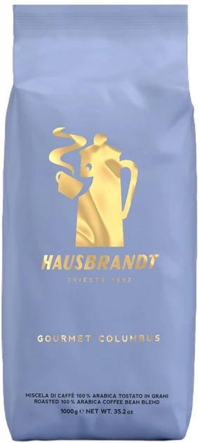ОРИГІНАЛ! Кава в зернах Hausbrandt Gourmet 100% Арабіка 1000г Італія