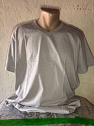 Футболка батал мисик сіра (58-66)