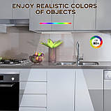 Bonlux Dimmable LED Панель на кухню 12V DC Холодний білий 6000K LED Rigid Strip Bar Light для підключення під кухонною шафою, фото 4