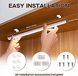 Bonlux Dimmable LED Панель на кухню 12V DC Холодний білий 6000K LED Rigid Strip Bar Light для підключення під кухонною шафою, фото 5