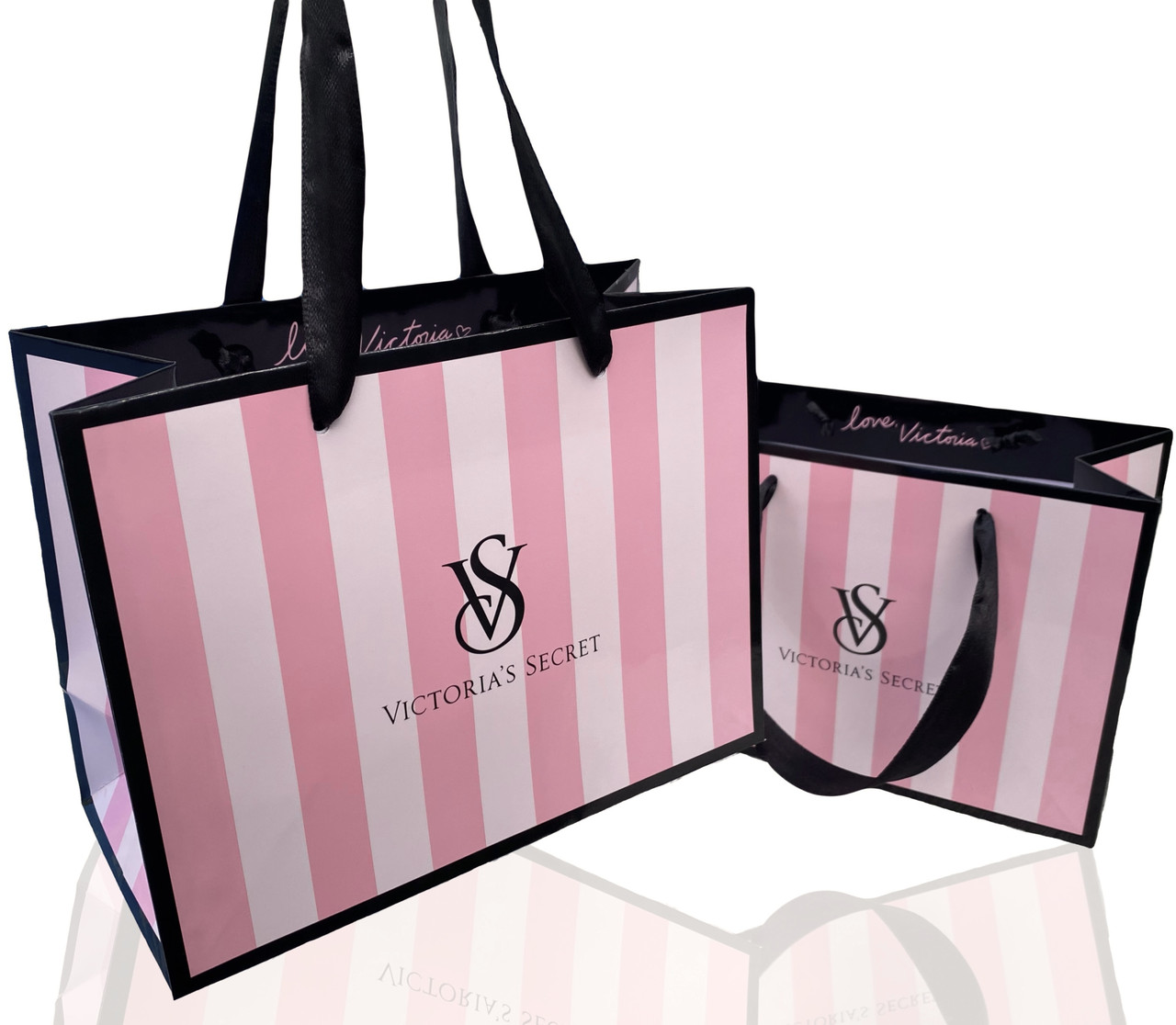 *25 шт* ОПТ Пакет Вікторія Сикрет Класика новий дизайн розмір S 200х150х90 мм