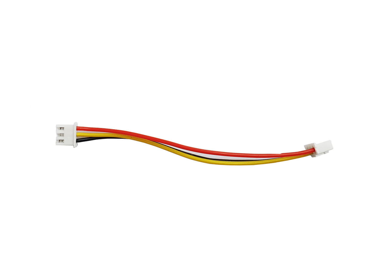 Кабель силіконовий Micro JST XH2.54 F 3pin — Micro JST XH2.54 F 3pin 26AWG розгорнутий (100 мм), фото 1