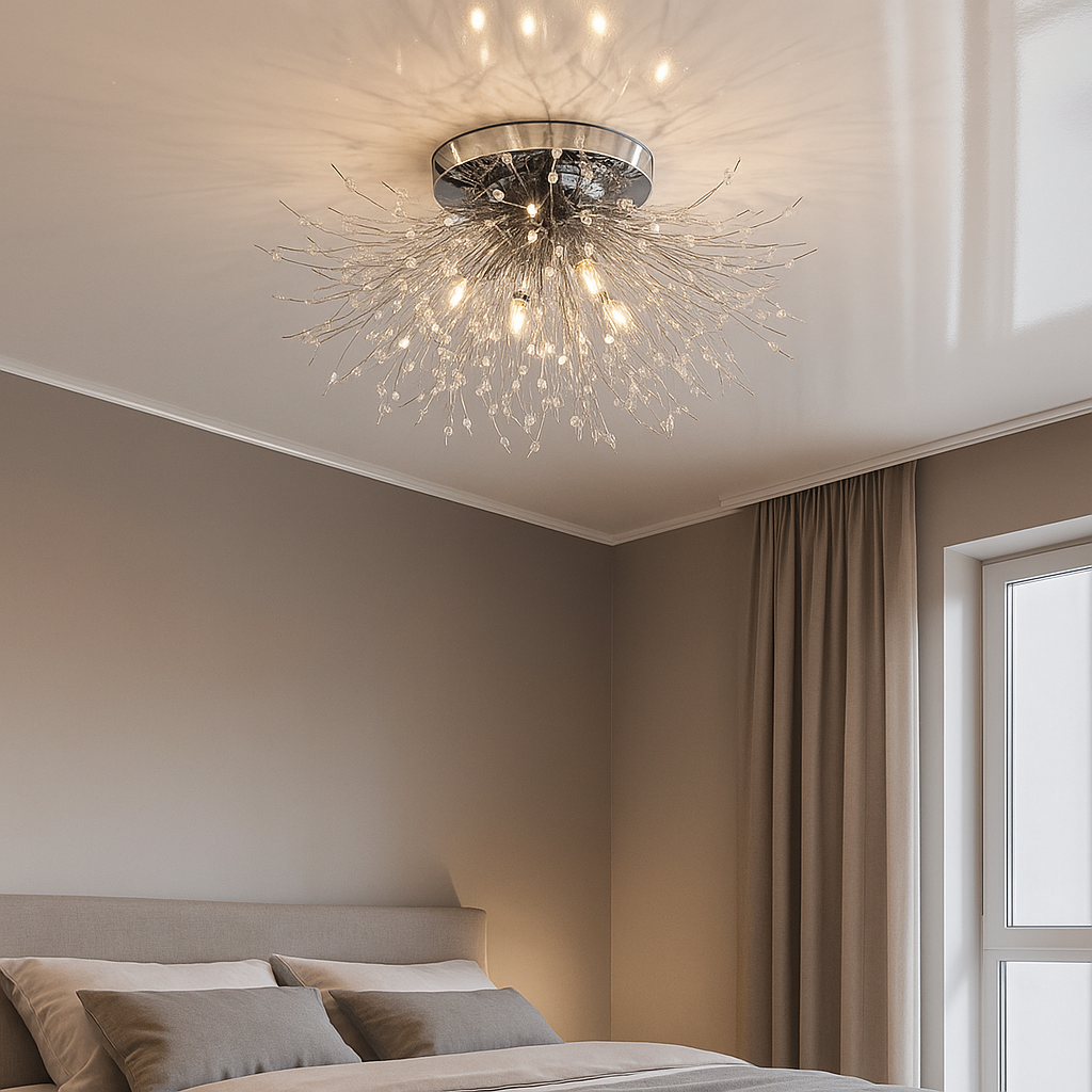 Люстра Роса стельова Artlight цоколь G9 ламп 8 шт колір Хром 8556/8CH, фото 1