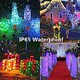 Світлодіодні гірлянди FANSIR, 2 комплекти 50 світлодіодів з живленням від USB, багатобарвних гірлянд, що змінюються, з пультом, фото 6