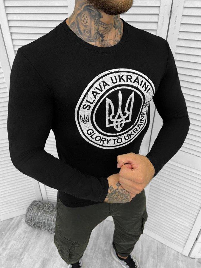 Кофта Слава Україні black ВТ7114, фото 1
