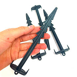 Кілочки - Фіксатори 16см в упаковці (1000шт) Garden Flora для агроволокна та агротканини – кілочки з первинного пластику