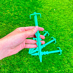 Садові Кілочки для агротканини 16см в упаковці 500шт ''Garden Flora'' - шпильки для агроволокна та геотекстилю