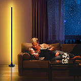 Світлодіодний торшер YTDRGB, кутова лампа, сумісна з Alexa, набір з 2 кутових торшерів із синхронізацією музики, керованих, фото 2