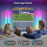 Світлодіодний торшер YTDRGB, кутова лампа, сумісна з Alexa, набір з 2 кутових торшерів із синхронізацією музики, керованих, фото 3