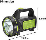 KISUFU Світлодіодний ліхтарик, що перезаряджається, для зарядного пристрою, 10000 люмен Супер яскравий прожектор Ліхтарик, фото 2