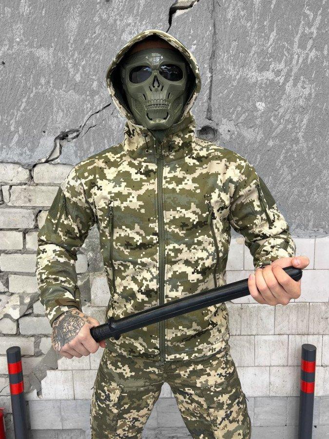 Куртка SoftShell pixel halo ВТ5407