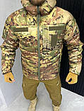 Тактична Куртка\Бушлат мультикам мембрана ВТ6584, фото 4