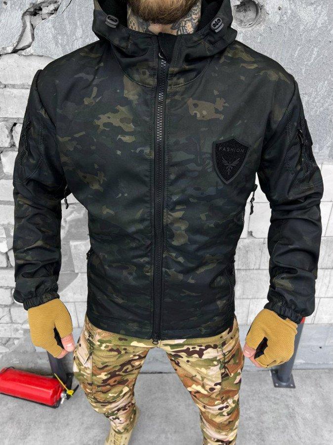 Куртка Softshell black мультикам ВТ7510