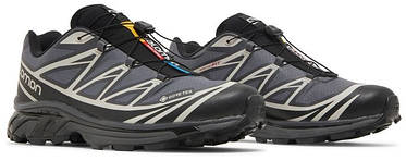 Кросівки Salomon XT-6 Gore-Tex Black Lunar Rock - L41663500, фото 4