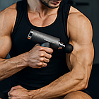 Масажний пістолет на акумуляторі з 4 насадками, 1800 мАг, 3200 об/хв, NG-SM002 / Вібраційний масажер, фото 2