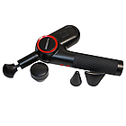 Перкусійний масажер з 5 насадками, 3300 об/хв, 2000 мАг, NG-SM004 / Масажер для тіла / Ручний масажер, фото 5