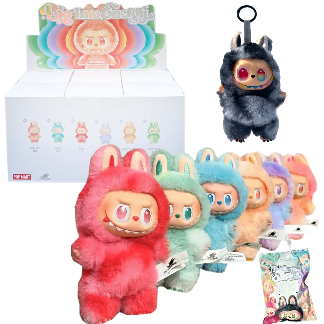 М`яка іграшка фігурка брелок Лабубу Labubu 3 серія 17см сюрприз (ZB-JH-0001), фото 1