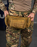 Тактична сумка на пояс MILITARY RANGERS кайот ВТ7592, фото 8