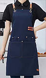 Фартух для продавця кухні овіціанта парикмахера майстра бариста клінінга, фото 10