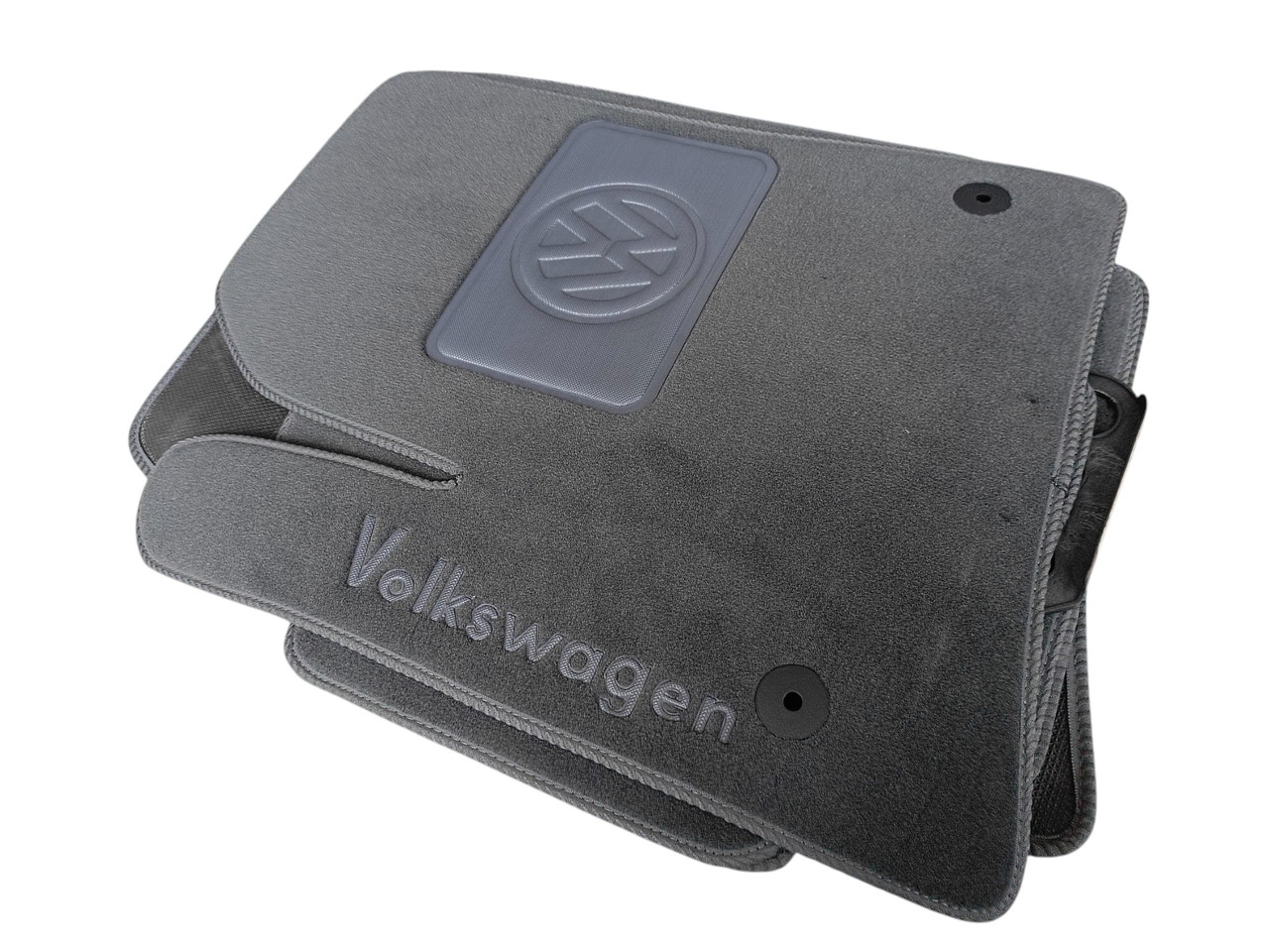 Текстильні килимки в салон для VW Touareg 2002-2010 Сірі, фото 1
