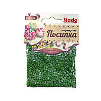 Посипка фігурна перламутрова зелена “Конфеті”