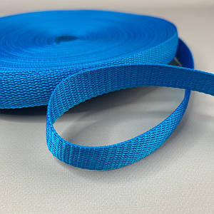 Стропа сумочна-ремінна, 2,5 см середня жорсткість - волошковий