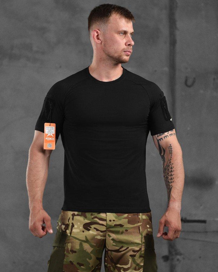 Тактична футболка Attack black ВН11039, фото 1