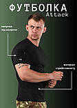 Тактична футболка Attack black ВН11039, фото 7