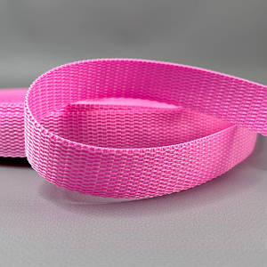 Стропа сумочна-ремінна, 2,5 см середня жорсткість - рожевий