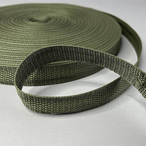 Стропа сумочна-ремінна, 2,5 см середня жорсткість - хакі