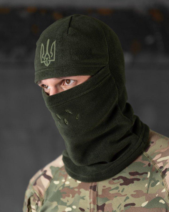 Балаклава флісова олива Герб ВТ7667, фото 1