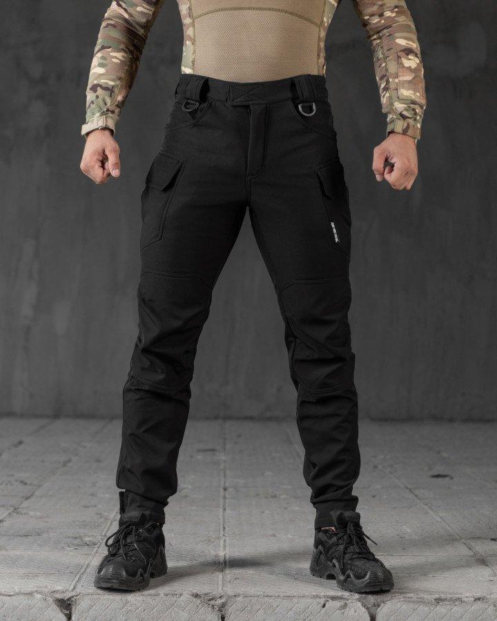 Тактичні штани софтшел innately black НП4868