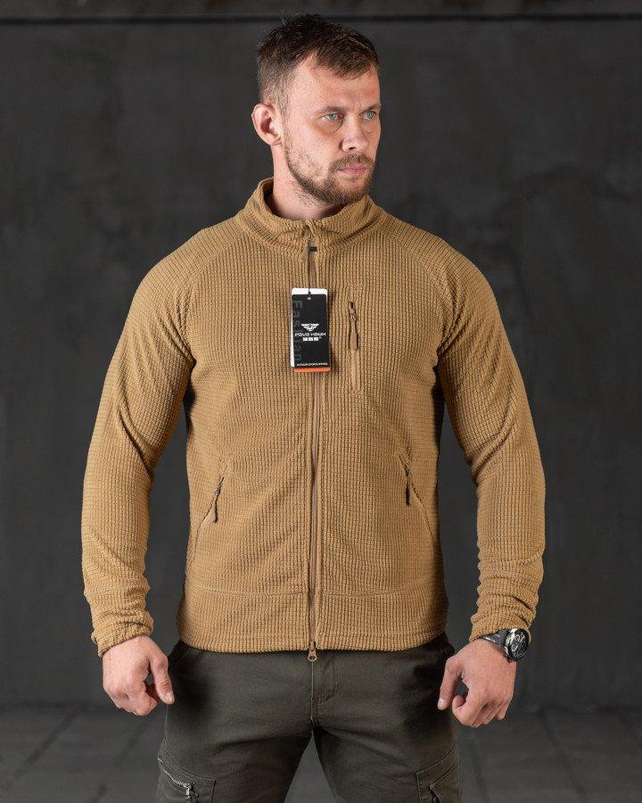 Флісова кофта Windblock Tactical койот ВТ0549