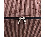 Чохол захисний бавовняний на матрац Point Art коричневий на блискавці 120х190 см, фото 3