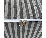 Чохол захисний бавовняний на матрац Point Art сірий на блискавці 140х190 см, фото 3