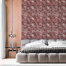 Самоклеюча декоративна 3D панелі 700х770х5мм Матовий камінь (060M) SW-00000635, фото 5