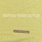 Тканина Батист вишивка круг Жовтий, фото 2