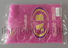 Бисер  809 оттенок розового крист.прозр. 400 г