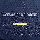 Тканина Батист вишивка прошва Темно-синій, фото 2