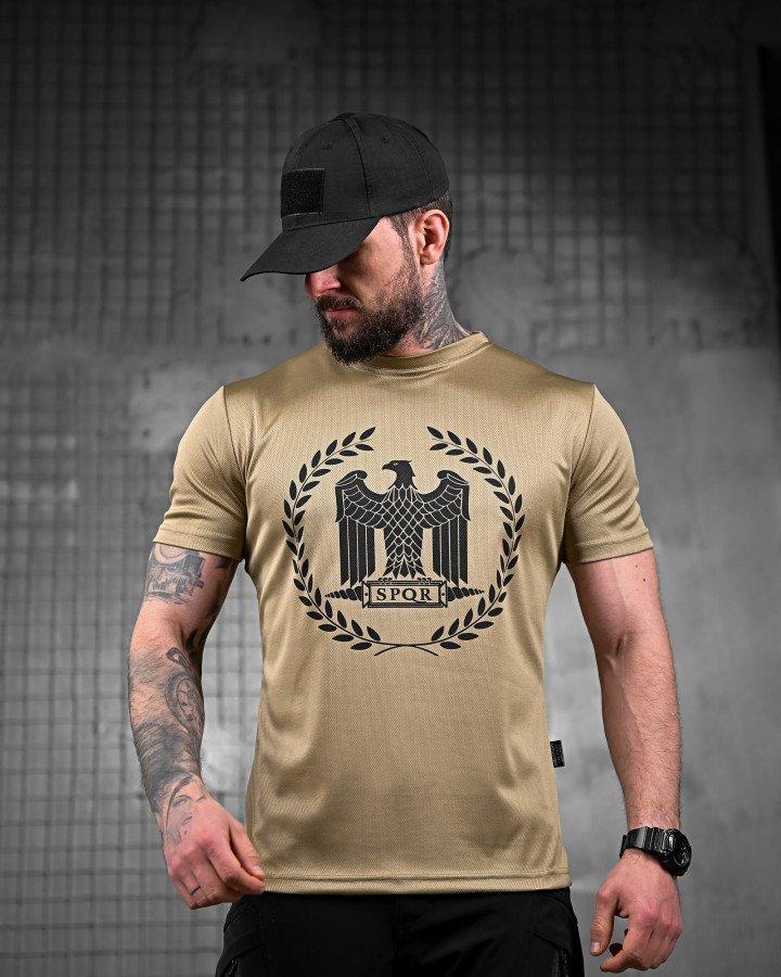 Тактична потоотводна футболка OBLIVION Орел coyot ДЛ7055, фото 1